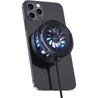 BENKS Magnetic Wireless Charger Cooler Radiator for iPhone 13 &amp; 12 Series, Fast Wireless Charging Cooling Fan for Game Heat Dissipation, Magsaf-e Wireless Charging Station for iPhone 13/12 Accessories