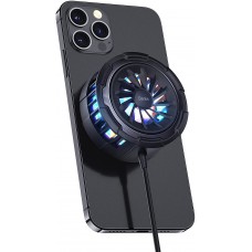 BENKS Magnetic Wireless Charger Cooler Radiator for iPhone 13 &amp; 12 Series, Fast Wireless Charging Cooling Fan for Game Heat Dissipation, Magsaf-e Wireless Charging Station for iPhone 13/12 Accessories
